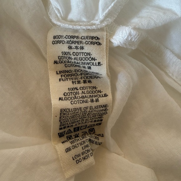 FREE PEOPLE 100% Cotton Feminine Versatile Lilah Pleated Tube Midi Dress Sz M - Picture 11 of 11